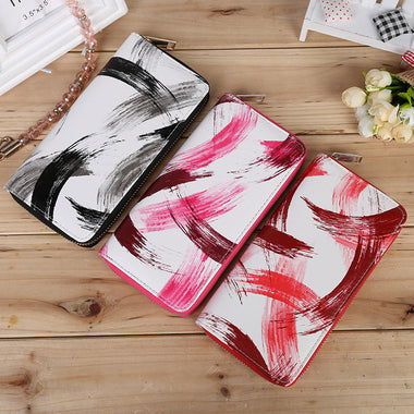 Art Graffiti Korean Version Long Wallet