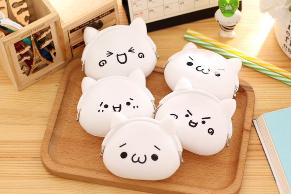 Cartoon Cute Faces Coin Purses