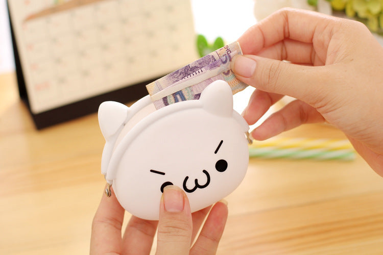 Cute Emoji Silicone Coin Purse - Funny Wallet Central