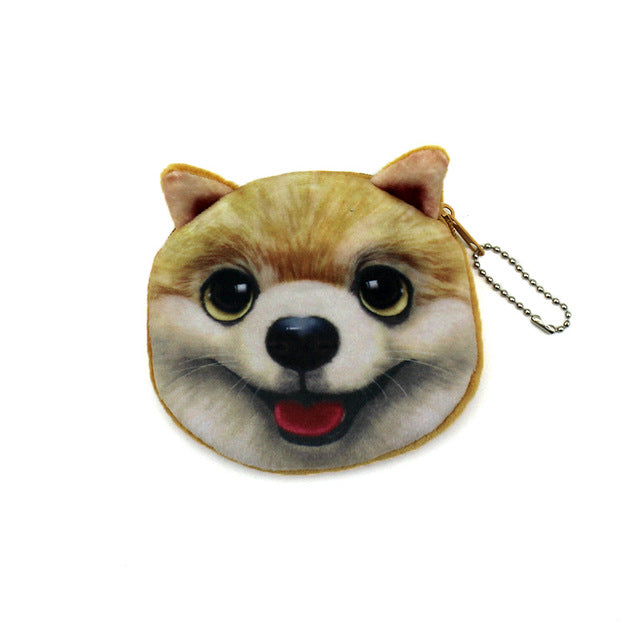 Change Purse Shiba Inu Dog Keychain Coin Purse Keychain Purse With Keychain